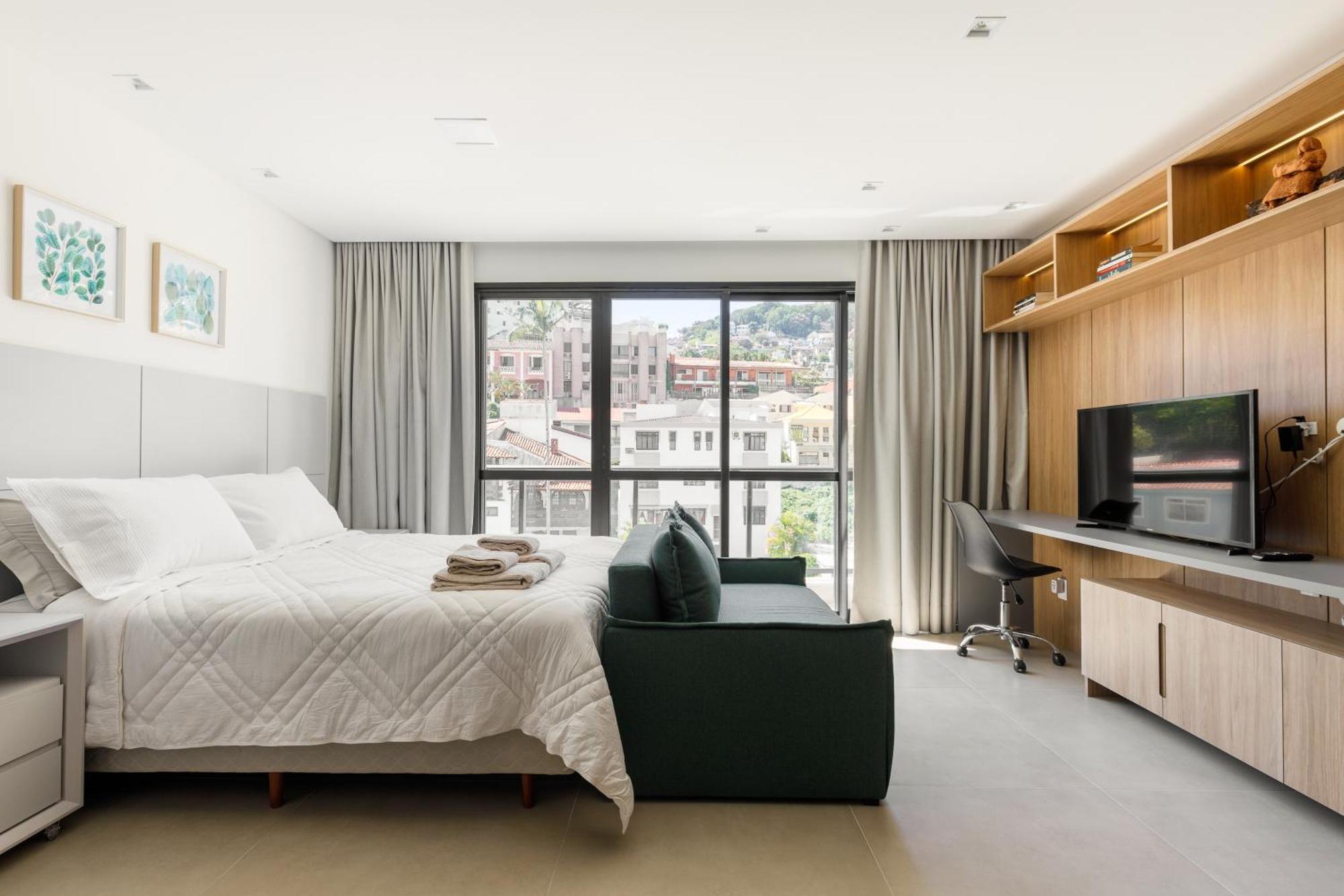 Zee Studios A 200M Da Beira-Mar Norte ฟลอเรียนอโปลิส ห้อง รูปภาพ